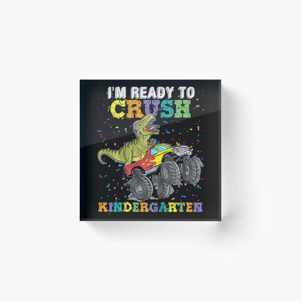 Item preview, Kids I'm Ready To Crush Kindergarten Monster Truck Dinosaur Boys designed and sold by HoteiChiko.