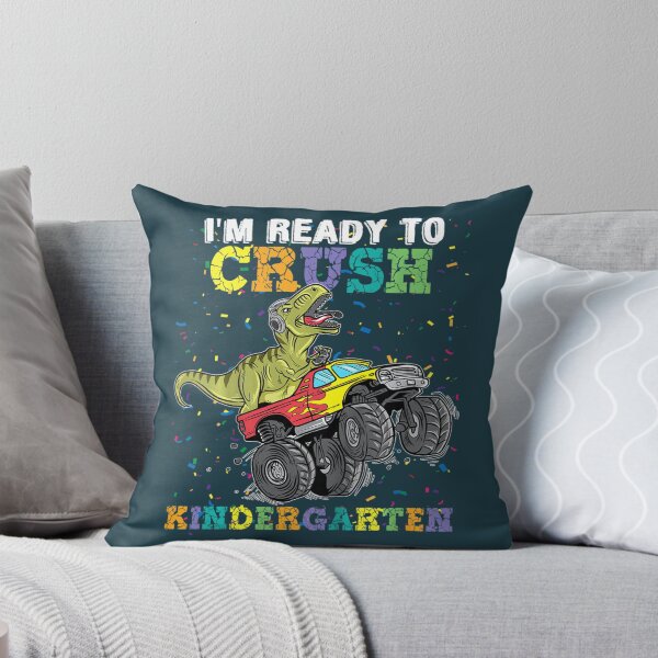 Item preview, Kids I'm Ready To Crush Kindergarten Monster Truck Dinosaur Boys designed and sold by HoteiChiko.