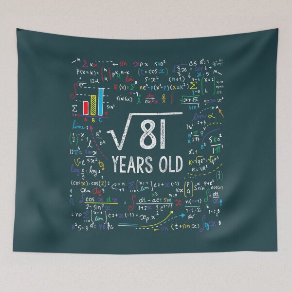 Item preview, Kids Square Root Of 81 9Th Birthday 9 Year Old Math Bday designed and sold by HoteiChiko.