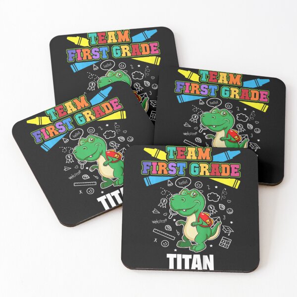 Item preview, Kids Team First Grade Titan Personalized designed and sold by HoteiChiko.