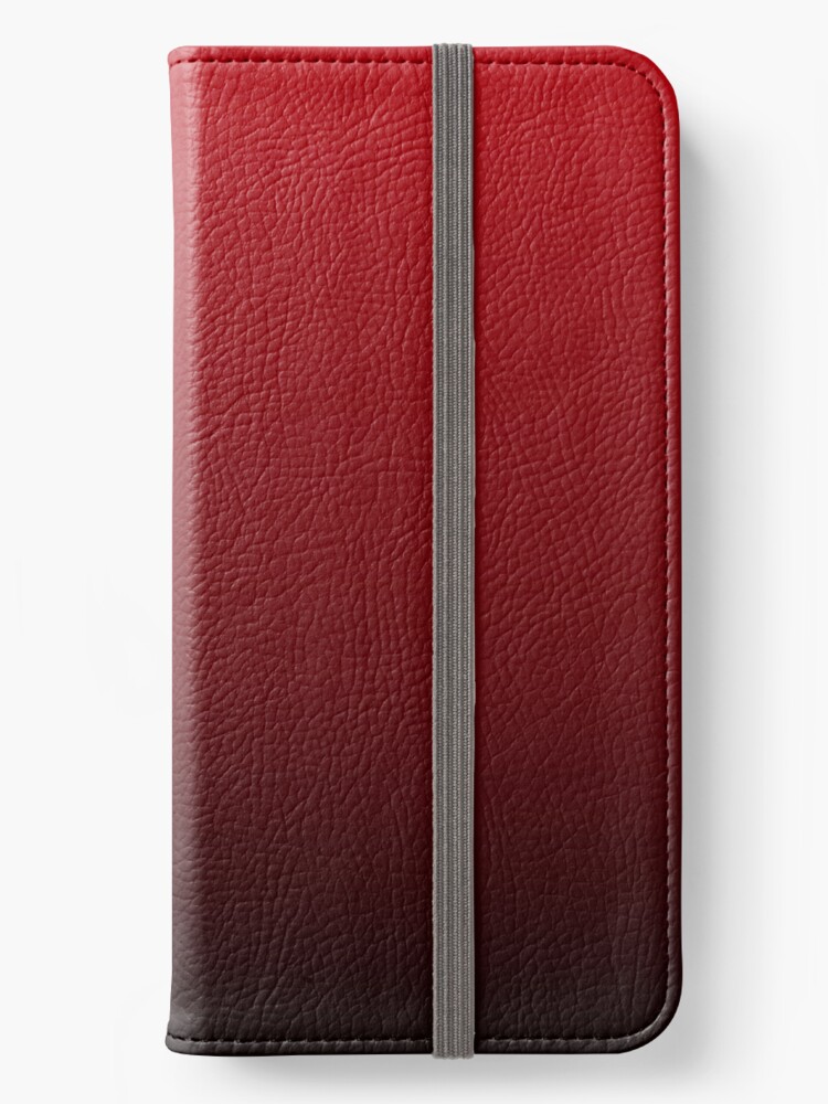 [Moody Leather] Leather Wallet (Ruby Red   Black) ムーディー・レザー・ウォレット