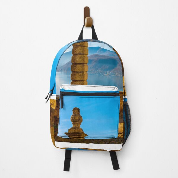 Item preview, Mountain View from Church Entrance Oratory of S.Antonio da Padova in Santa Maria del Sasso with Mountain and Lake Lugano designed and sold by Mats Silvan.