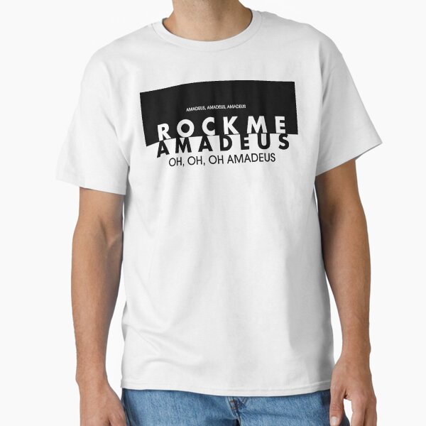 Item preview, Rock me Amadeus designed and sold by The80sguy.