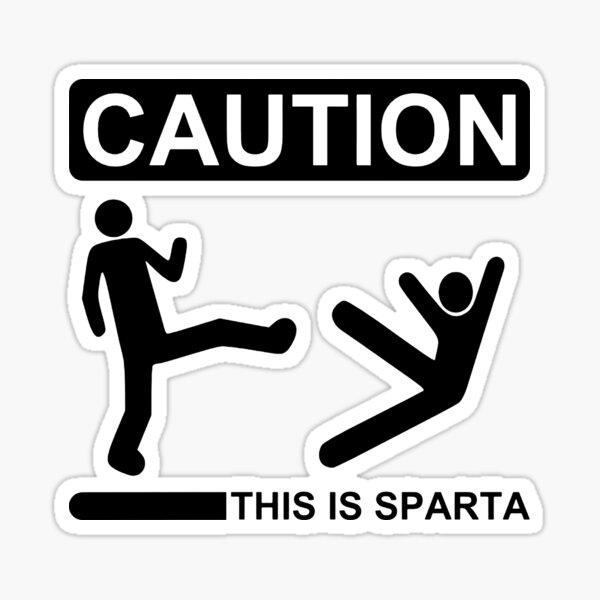 Ceci est SPARTE Spartan Kick Grèce Interrupteur Prise de courant Style Logo Autocollant Vinyle 