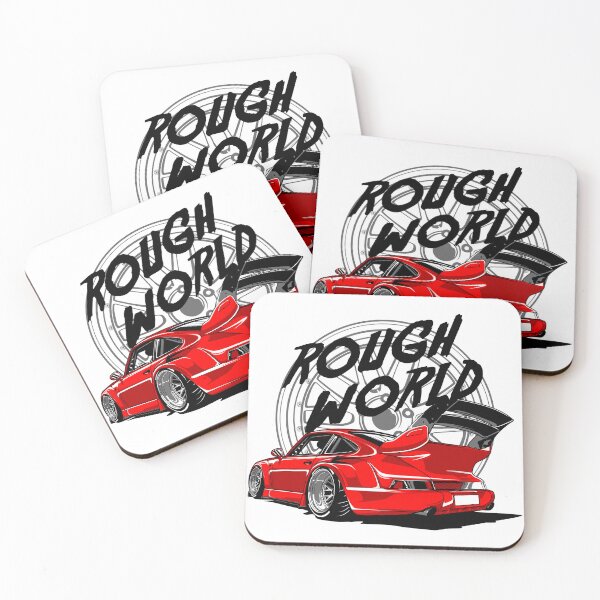 Item preview, Red RWB Rough World Japan Car Tuner Drift Wheels designed and sold by halleinstyle.