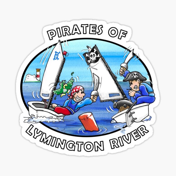 Pirates Of Lymington River! Sticker