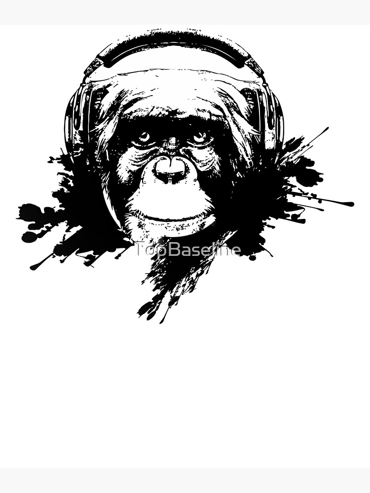 "Monkey" Poster for Sale by TopBaseline Redbubble