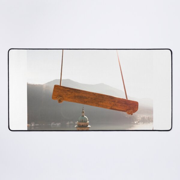 Item preview, Empty Swing with Mountain View and Sunlight over Lake designed and sold by Mats Silvan.