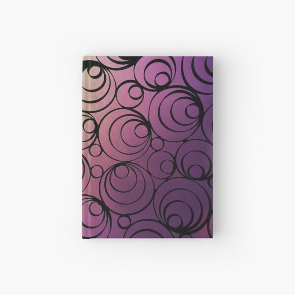 Groovy Circles - Psychedelic Geometric Art Photography Hardcover Journal