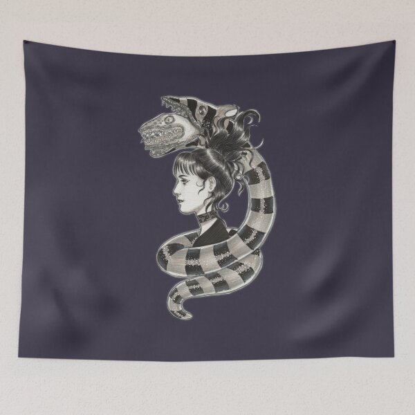 Item preview, Alluring House Haunted By Ghosts Lydia And The Sandworm Retro designed and sold by Reed101Thomasd.