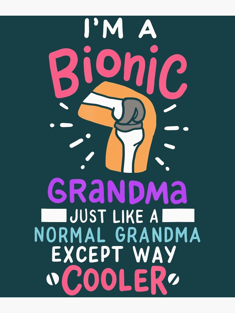  Womens Bionic Woman Knee Replacement Surgery Grandma