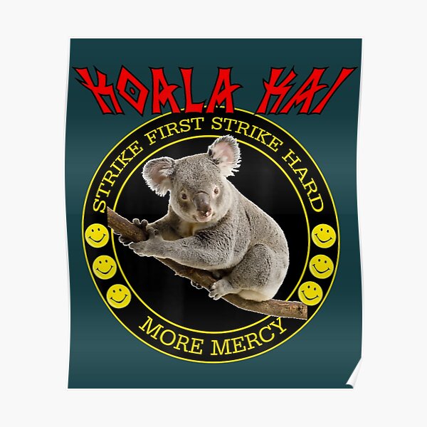 "Koala Kai" Poster for Sale by JuroXeko Redbubble