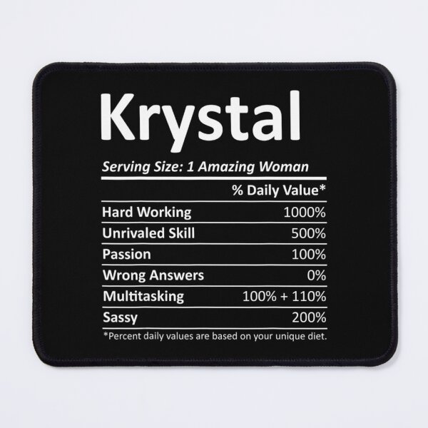 Item preview, Krystal Nutrition Personalized Name Christmas designed and sold by JuroXeko.