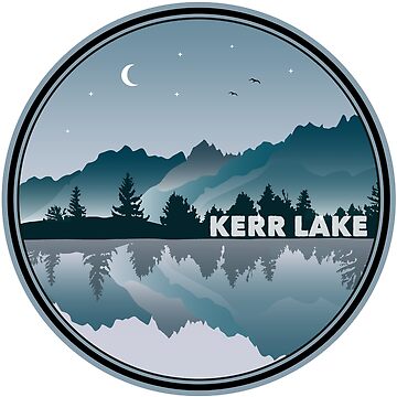 Artwork thumbnail, Kerr Lake Virginia North Carolina Reflection by Esskay Designs