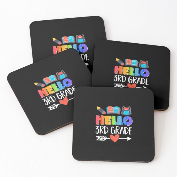 Item preview, Back To School Teacher Hello 3Rd Grade Rainbow T-Shirt designed and sold by AppenzellerBal.