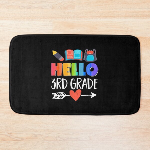 Item preview, Back To School Teacher Hello 3Rd Grade Rainbow T-Shirt designed and sold by AppenzellerBal.