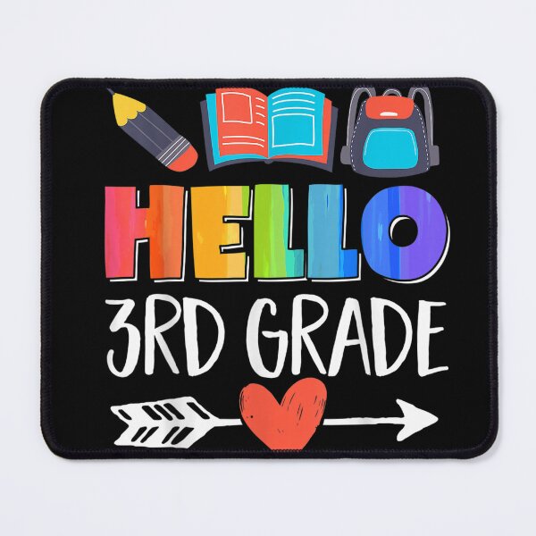 Item preview, Back To School Teacher Hello 3Rd Grade Rainbow T-Shirt designed and sold by AppenzellerBal.