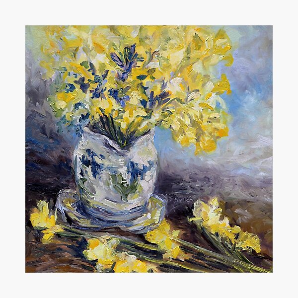 Suggestion of Daffodils Photographic Print