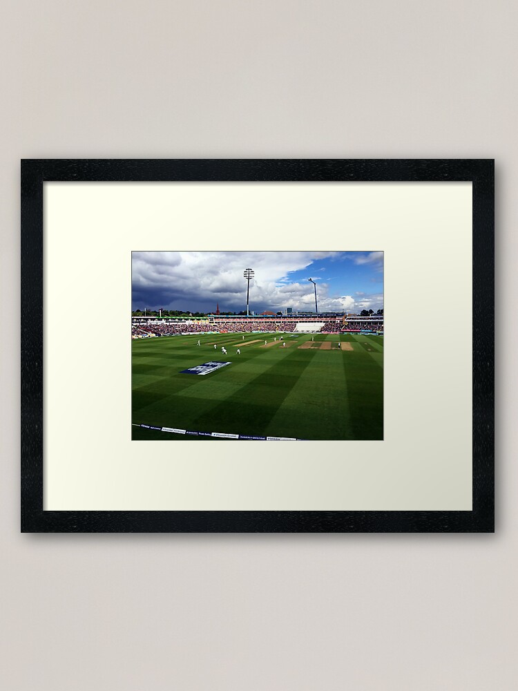 Alternate view of Edgbaston Test, Day One. Framed Art Print