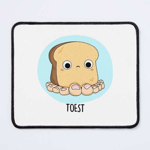 Item preview, Toest with Toes Funny Toast Puns   designed and sold by punnybone.