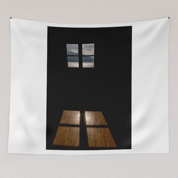 Item preview, Window View over Lake Lugano with Mountain and Sunlight designed and sold by Mats Silvan.