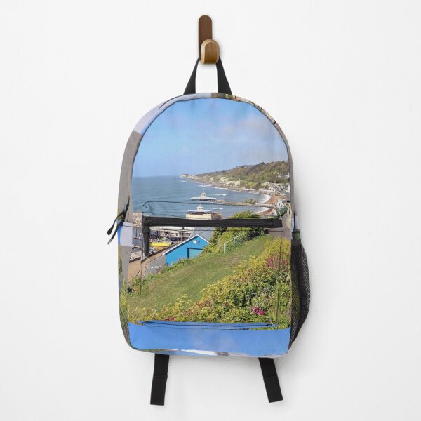 Item preview, Haven Fishery and Ventnor Pumping Station from the cliff path, Ventnor designed and sold by pinkal.