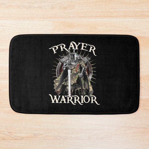 Item preview, Christian Prayer Warrior Green Camo Cross Religious Messages Premium designed and sold by nedrae.