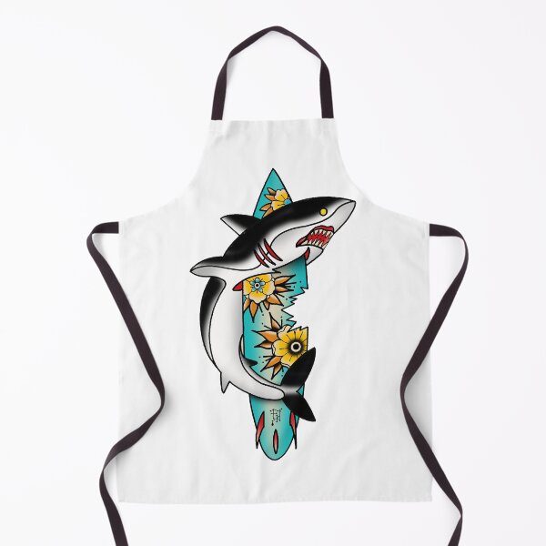 Item preview, Fkj tattoo flash shark designed and sold by franckfkj.