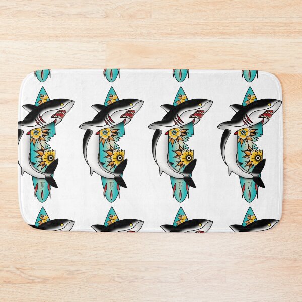 Item preview, Fkj tattoo flash shark designed and sold by franckfkj.