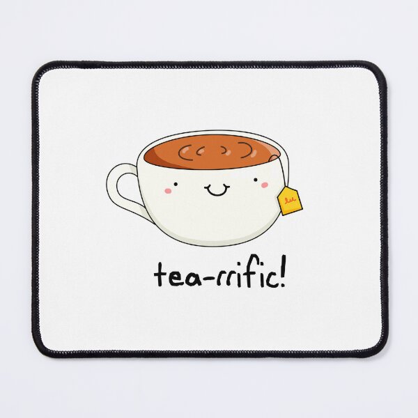 Item preview, Tea-rrific Funny Cup Of Tea Puns designed and sold by punnybone.