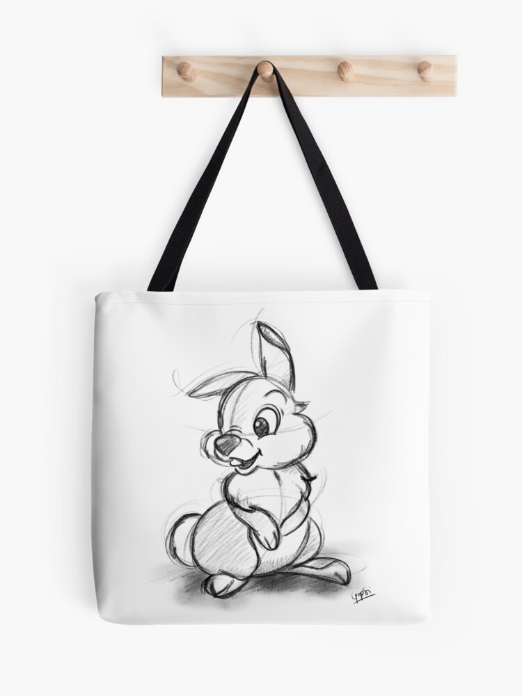 Easter bunny thumper bambi offers disney themed purse Tote Bag handmade original