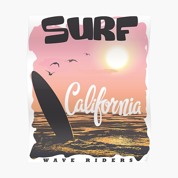California Surf Poster
