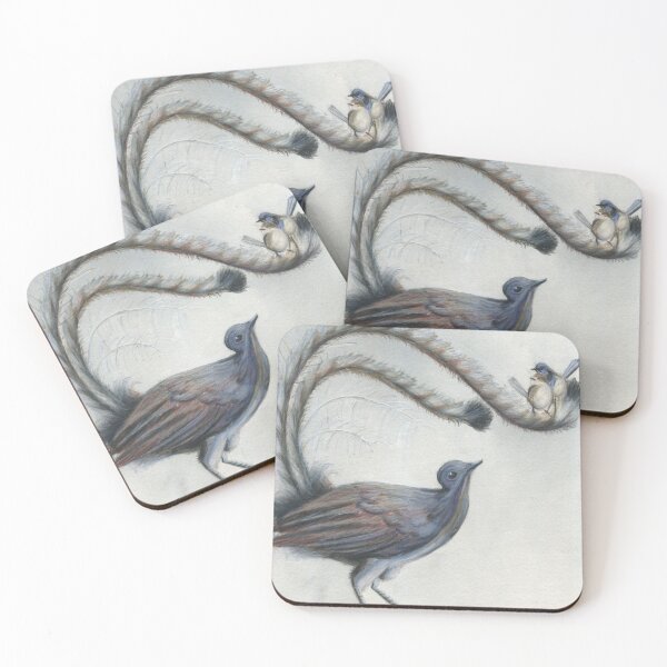 Item preview, Lyrebird and Wrens designed and sold by RachaelCurryArt.