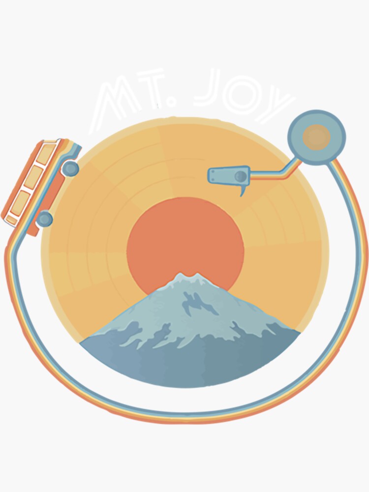 "Mt Joy Merch Record " Sticker for Sale by NobleNancie Redbubble