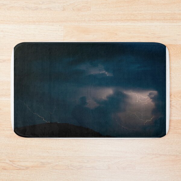 Item preview, Beautiful Lightning Strikes and Clouds at Night on Mountain designed and sold by Mats Silvan.