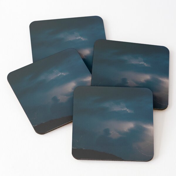 Item preview, Beautiful Lightning Strikes and Clouds at Night on Mountain designed and sold by Mats Silvan.