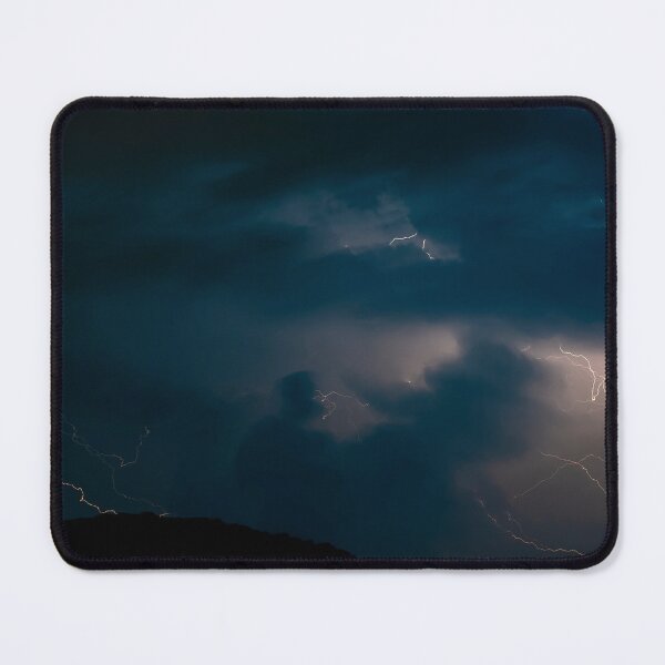 Item preview, Beautiful Lightning Strikes and Clouds at Night on Mountain designed and sold by Mats Silvan.