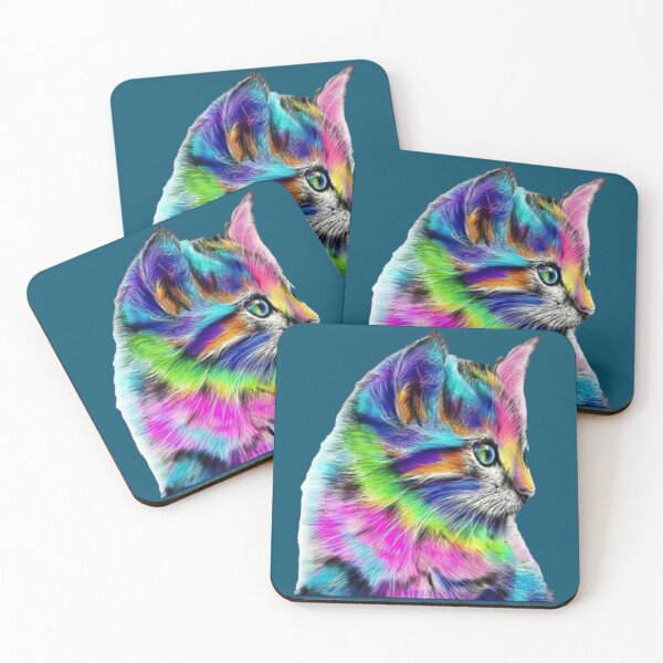 Item preview, Rainbow Space Kitten   designed and sold by NobleNancie.