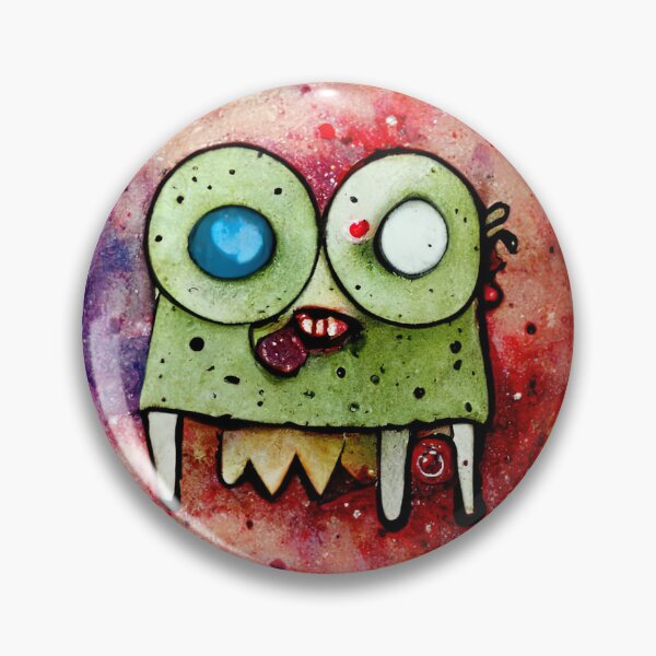 Item preview, Cute Funny Watercolor Monster by Pixelista designed and sold by pixelista.