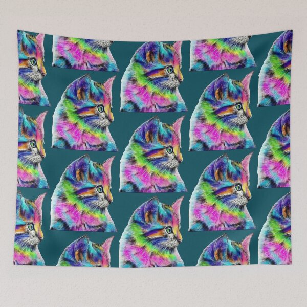 Item preview, Rainbow Space Kitten   designed and sold by NobleNancie.