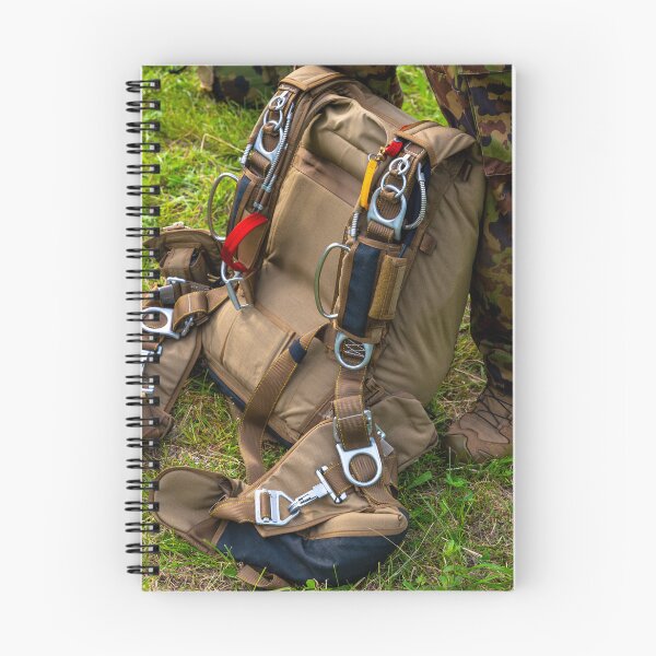 Item preview, Military Parachuter Standing on the Grass with His Parachute designed and sold by Mats Silvan.