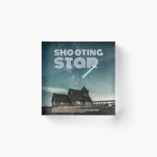 Item preview, Shooting  Star Galactic Print-  designed and sold by ZeeshanDesignz.