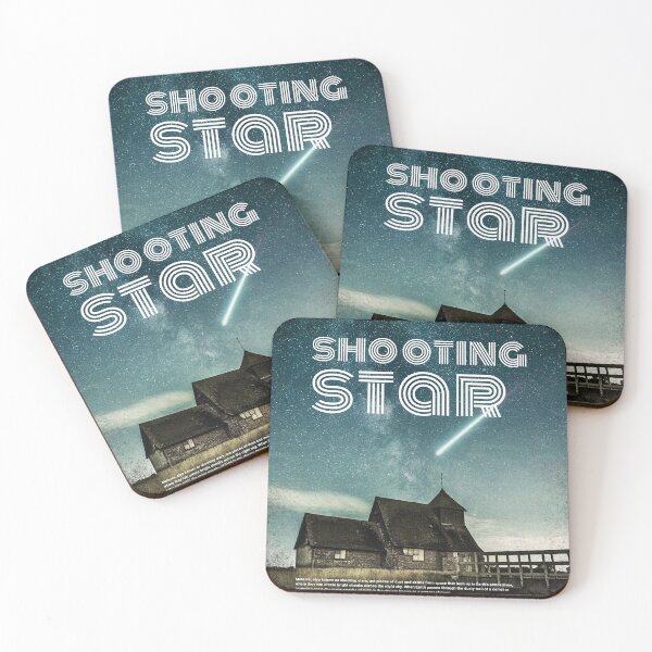 Item preview, Shooting  Star Galactic Print-  designed and sold by ZeeshanDesignz.