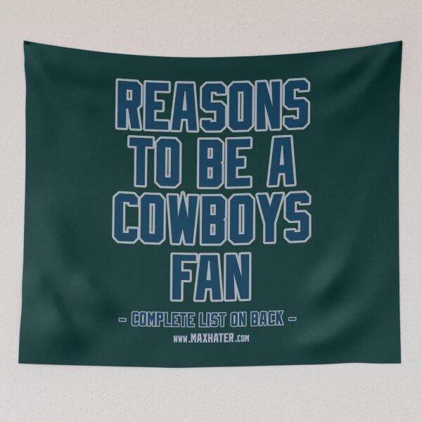 Item preview, No Reasons To Be a Dallas Cowboys Fan, Cowboys Suck, Funny Gag Gift   designed and sold by KeithKnowlesXS.