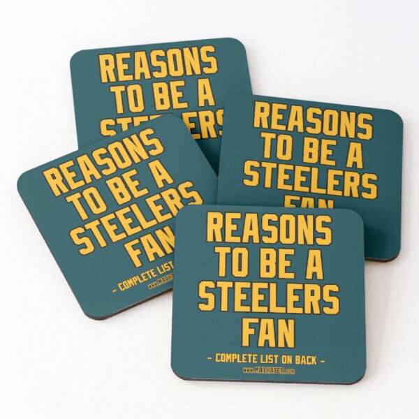 Item preview, No Reasons To Be a Pittsburgh Steelers Fan, Steelers Suck, Funny Gag Gift   designed and sold by KeithKnowlesXS.