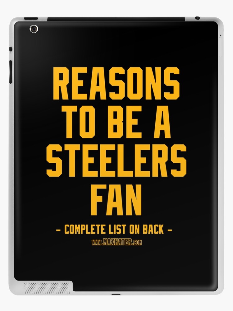 No Reasons To Be a Pittsburgh Steelers Fan, Steelers Suck, Funny Gag Gift  Essential T-Shirt for Sale by maxhater