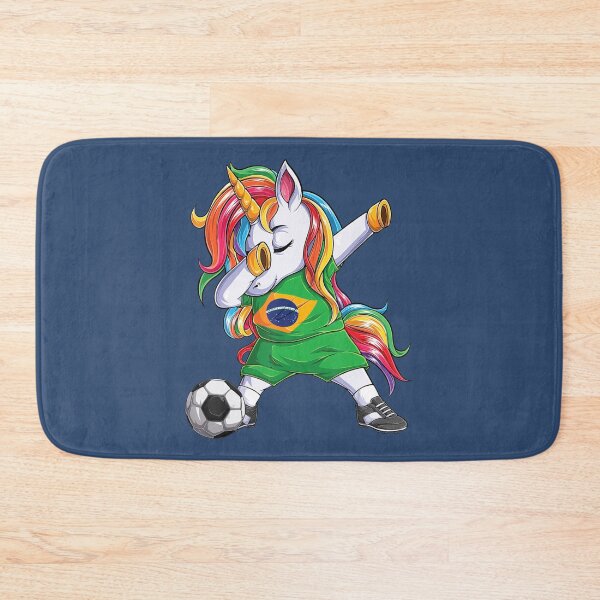 Item preview, Dab Unicorn Brazil Football Soccer Jersey Brazilian Flag Kid designed and sold by MinhDac.