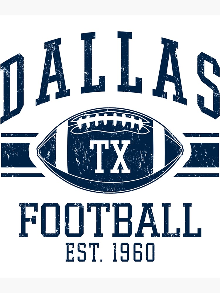 Discover Vintage Distressed Dallas Cowboys Football Team Texas Sport Gift Premium Matte Vertical Poster