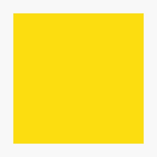 Bright happy lemon yellow color solid plain block colour 