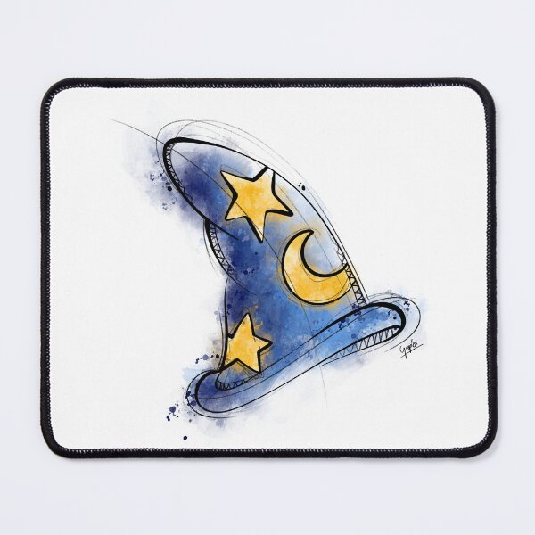 Item preview, Magician hat watercolor sketch designed and sold by Gopsi-art.
